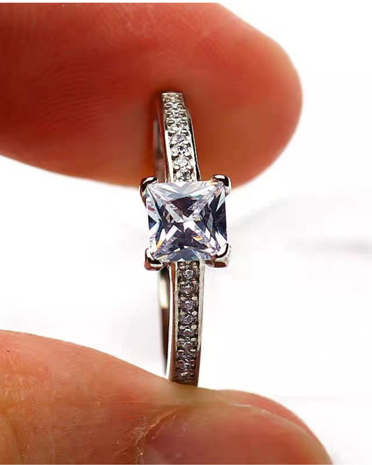 Princess-Cut Solitaire Ring
