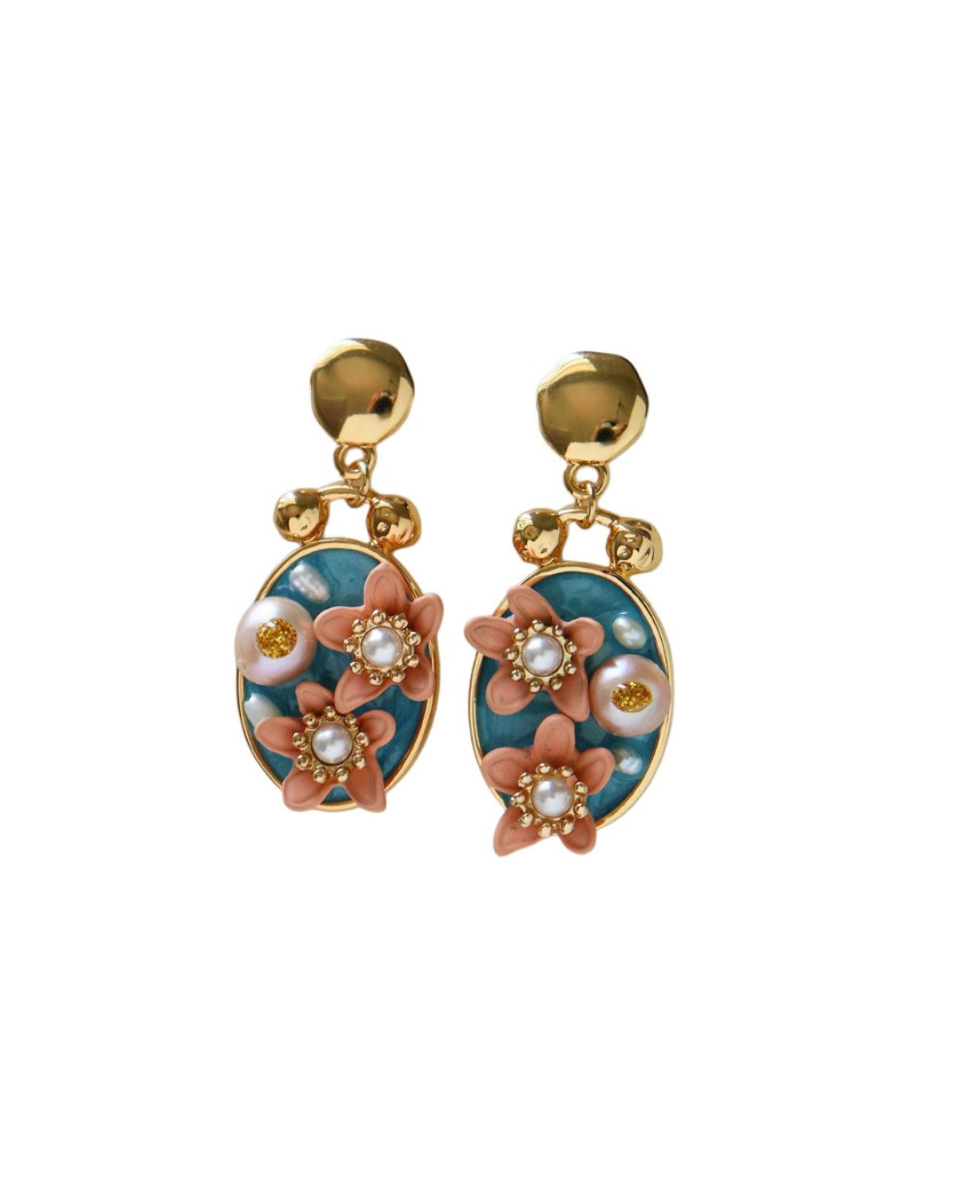 Jardin Pearl Bloom Drop Earrings