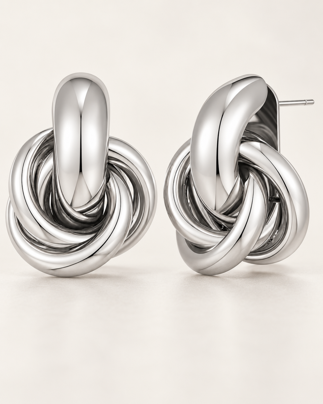 Aurelia Interlocking Knot Earrings