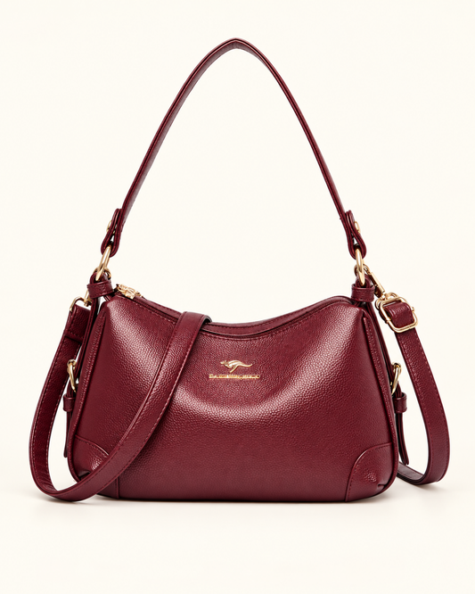Elara Pebbled Crossbody Bag