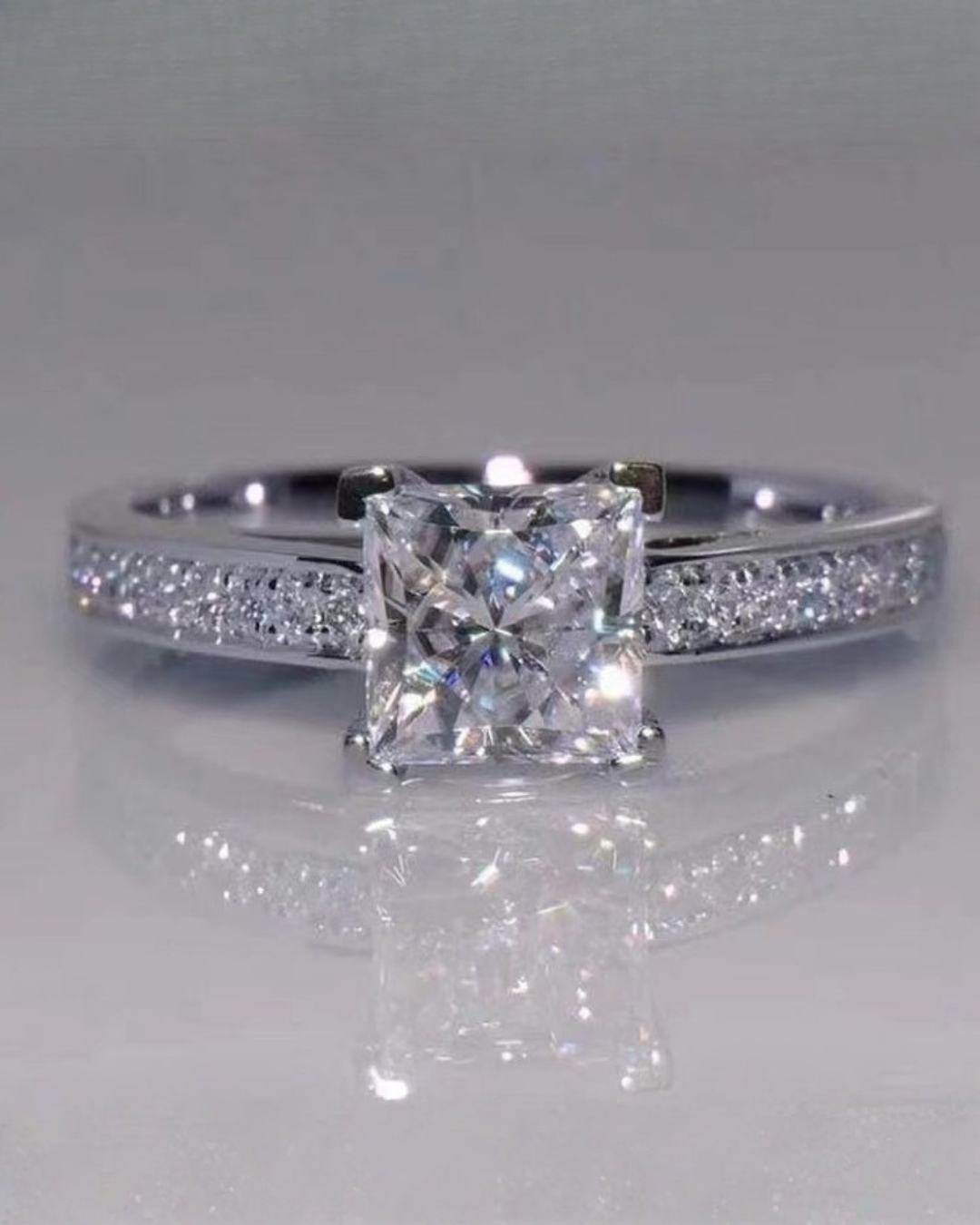 Princess-Cut Solitaire Ring