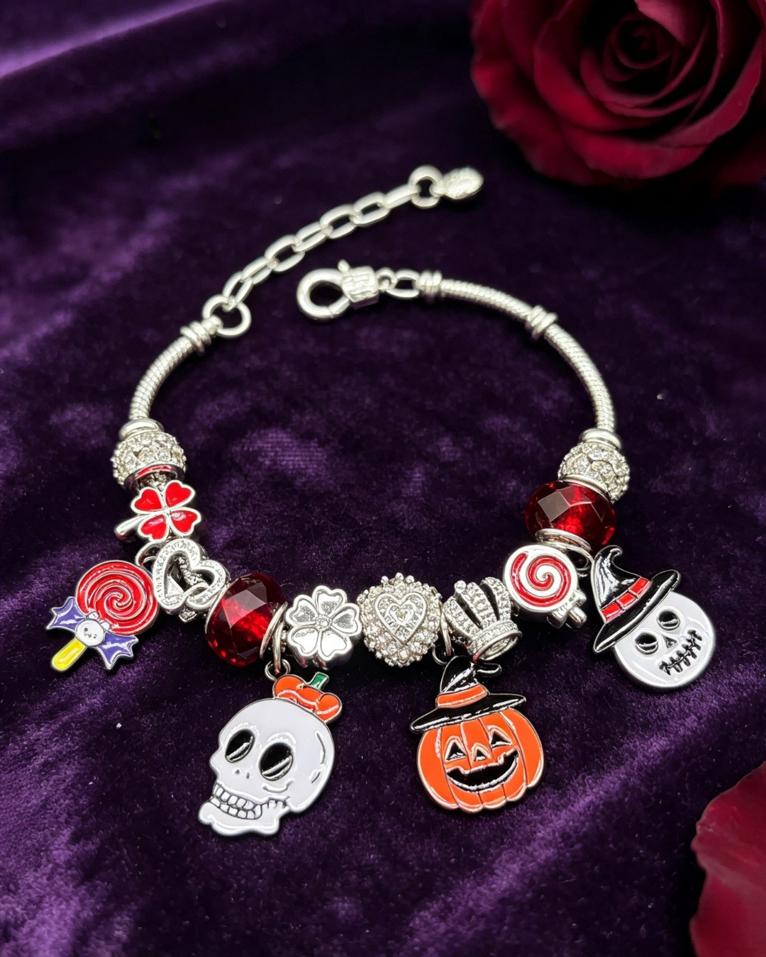 Enchanted Halloween Charm Bracelet