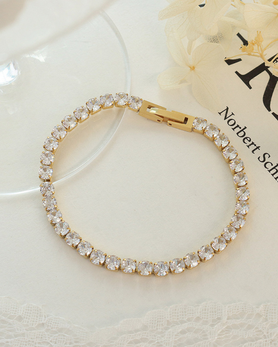 Classic Crystal Tennis Bracelet