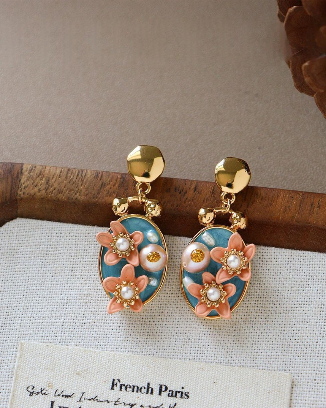 Jardin Pearl Bloom Drop Earrings