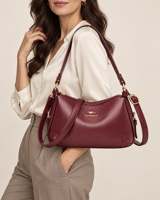 Elara Pebbled Crossbody Bag