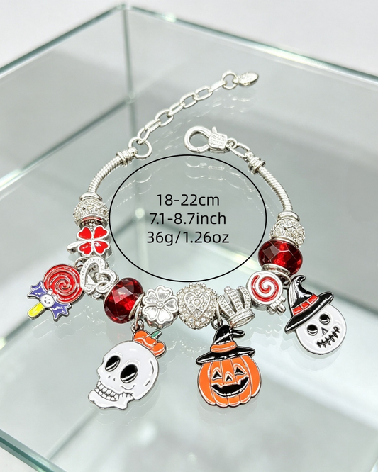 Enchanted Halloween Charm Bracelet