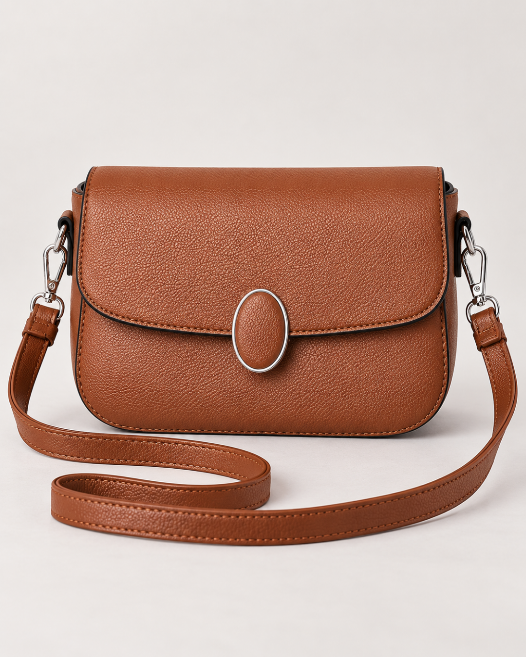 Celeste Oval Detail Crossbody Bag
