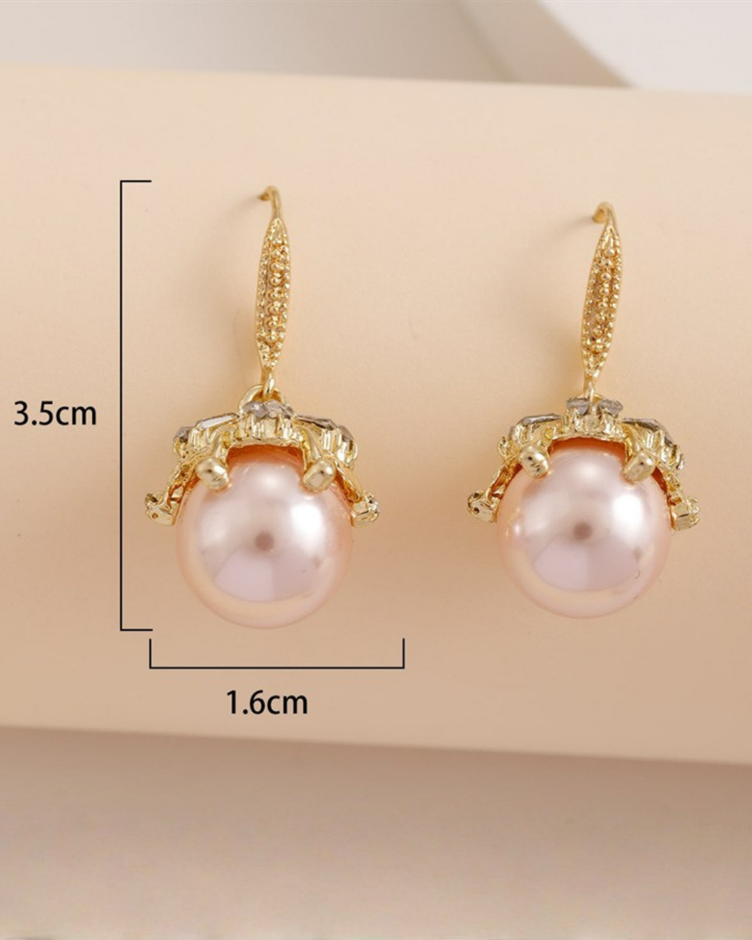 Vintage Pearl Floral Drop Earrings