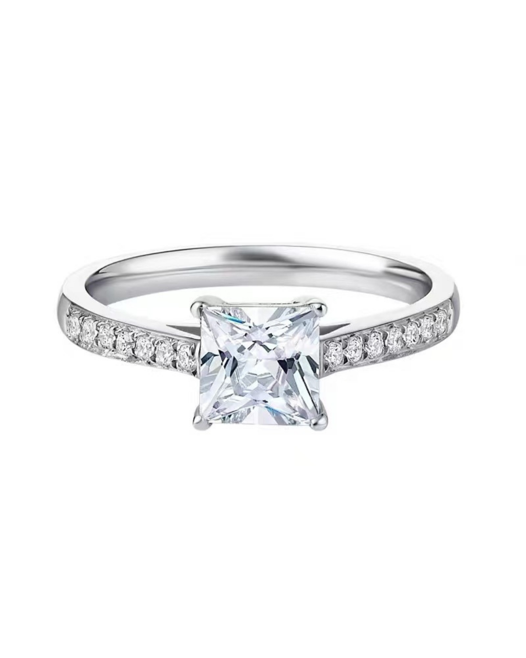 Princess-Cut Solitaire Ring