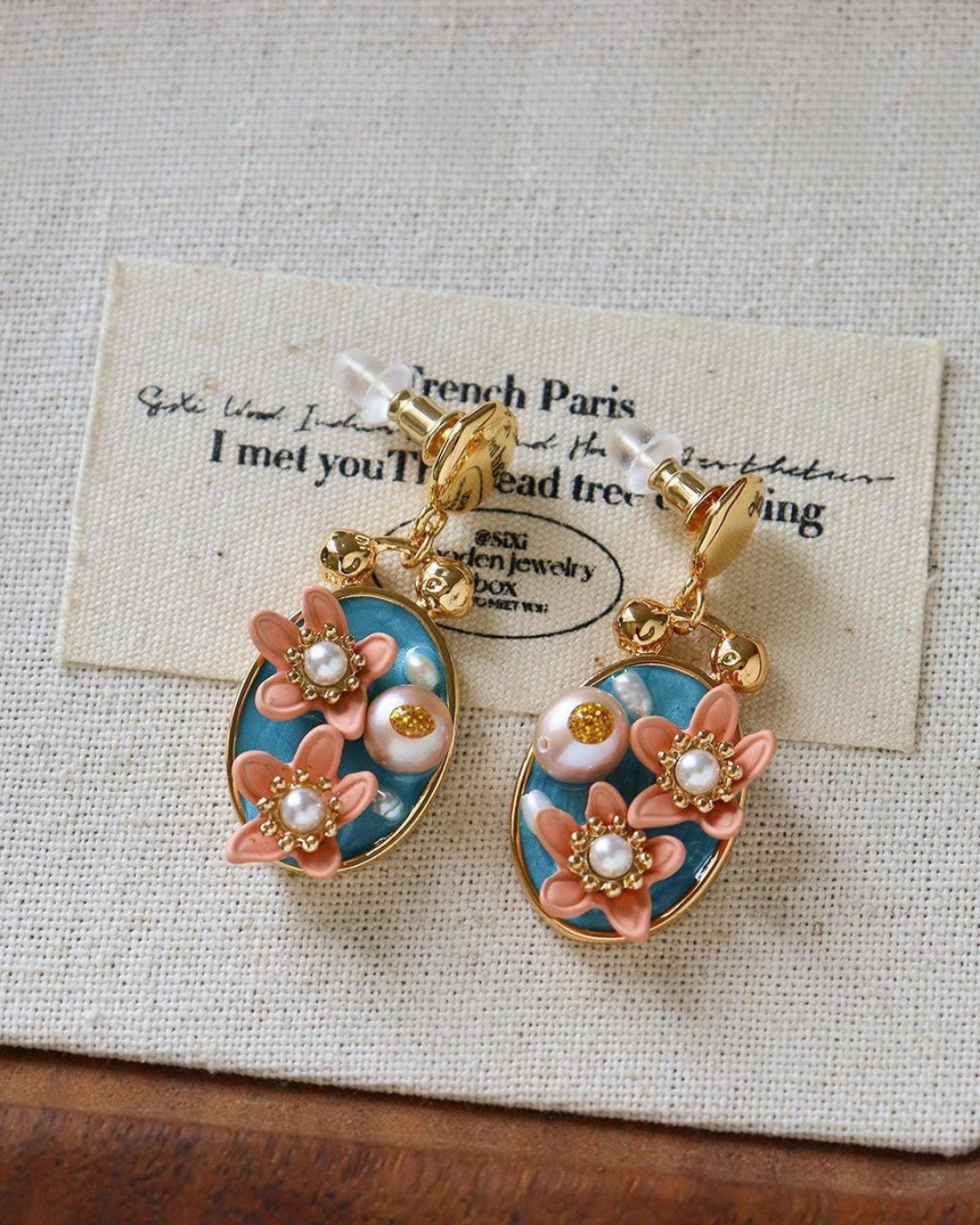 Jardin Pearl Bloom Drop Earrings