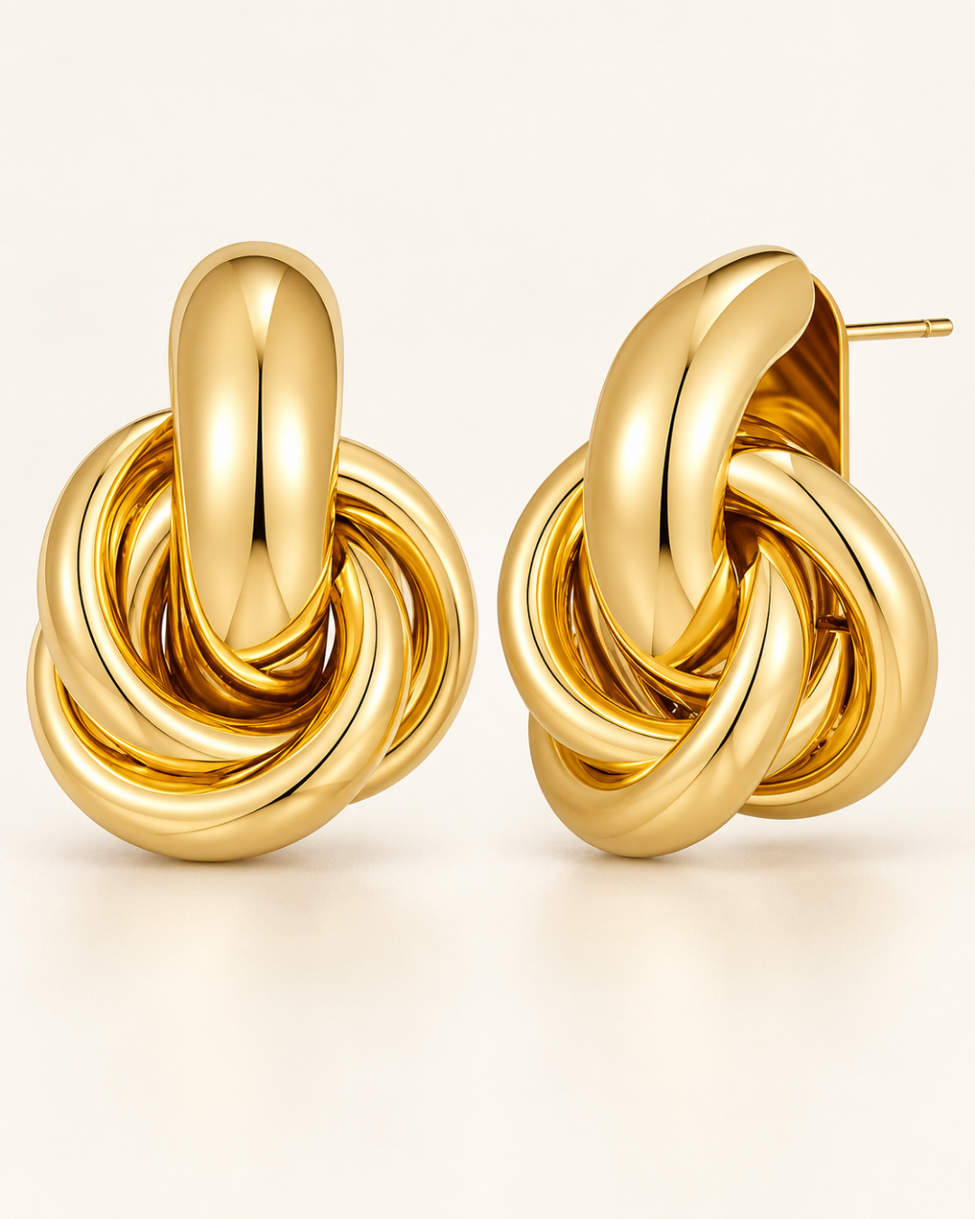 Aurelia Interlocking Knot Earrings