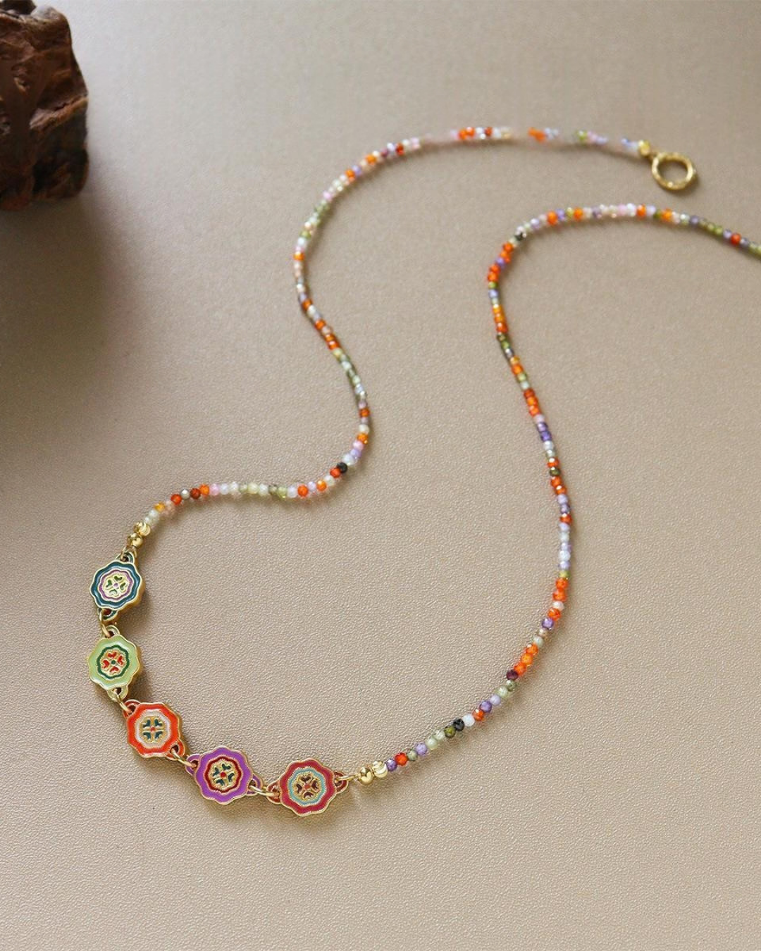 Riviera Mosaic Beaded Necklace & Bracelet