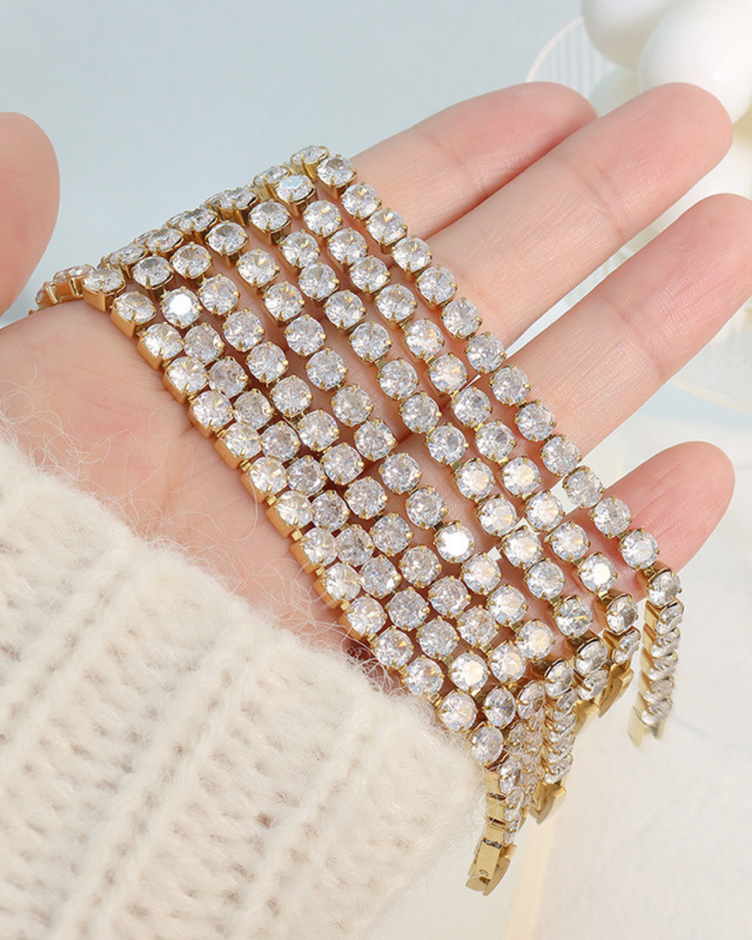 Classic Crystal Tennis Bracelet