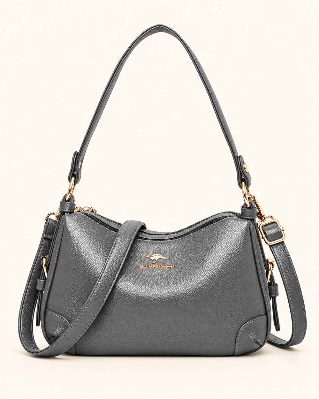 Elara Pebbled Crossbody Bag