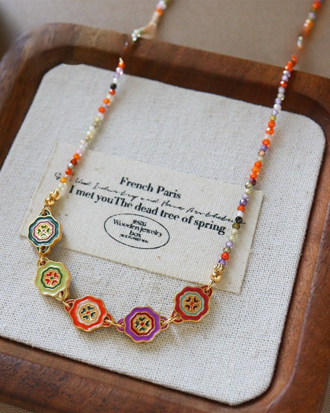 Riviera Mosaic Beaded Necklace & Bracelet