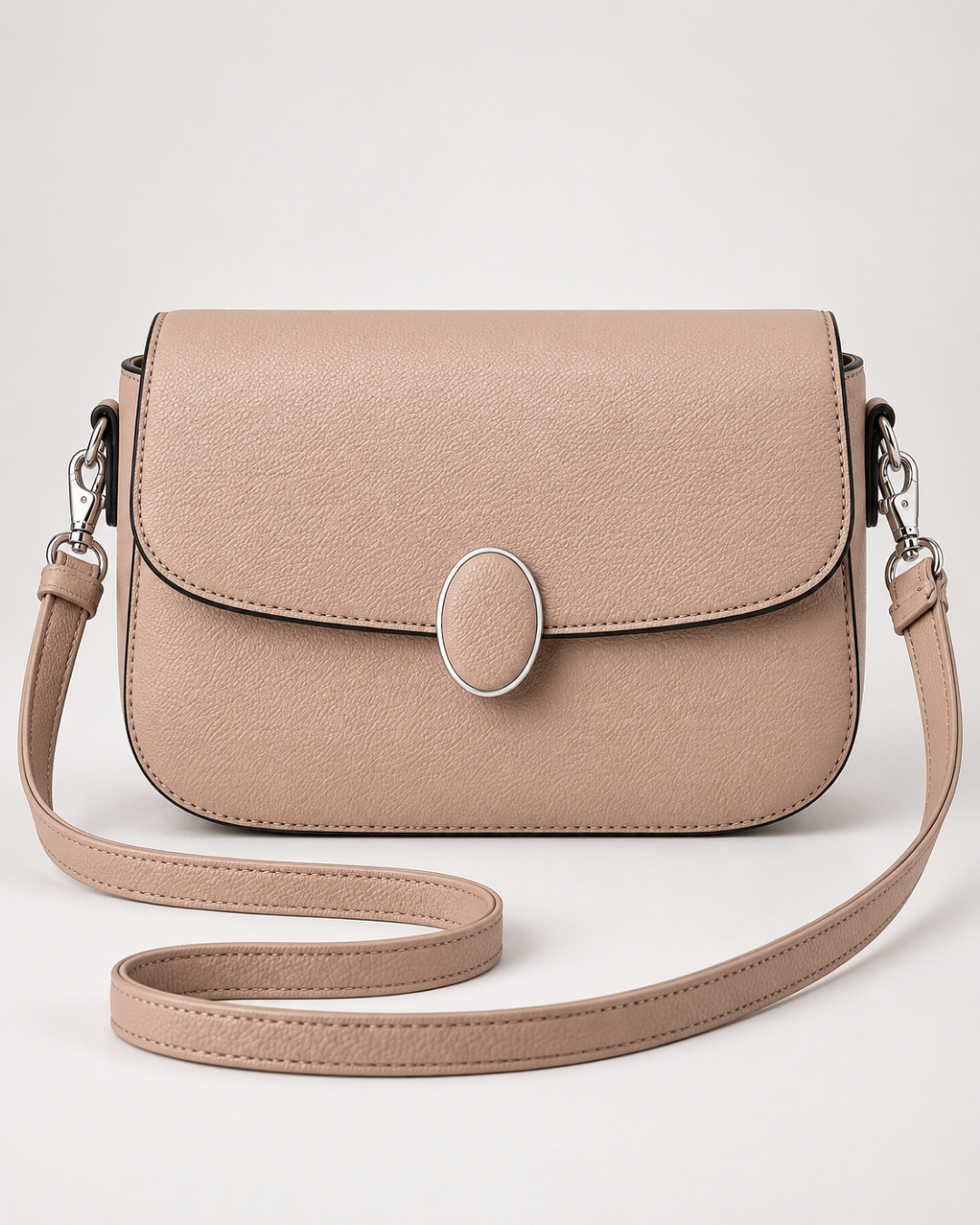 Celeste Oval Detail Crossbody Bag