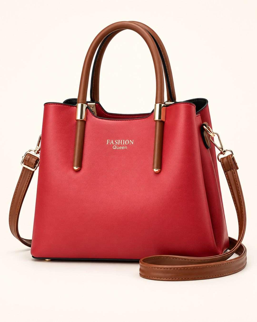 Vivienne Contrast Handle Tote Bag