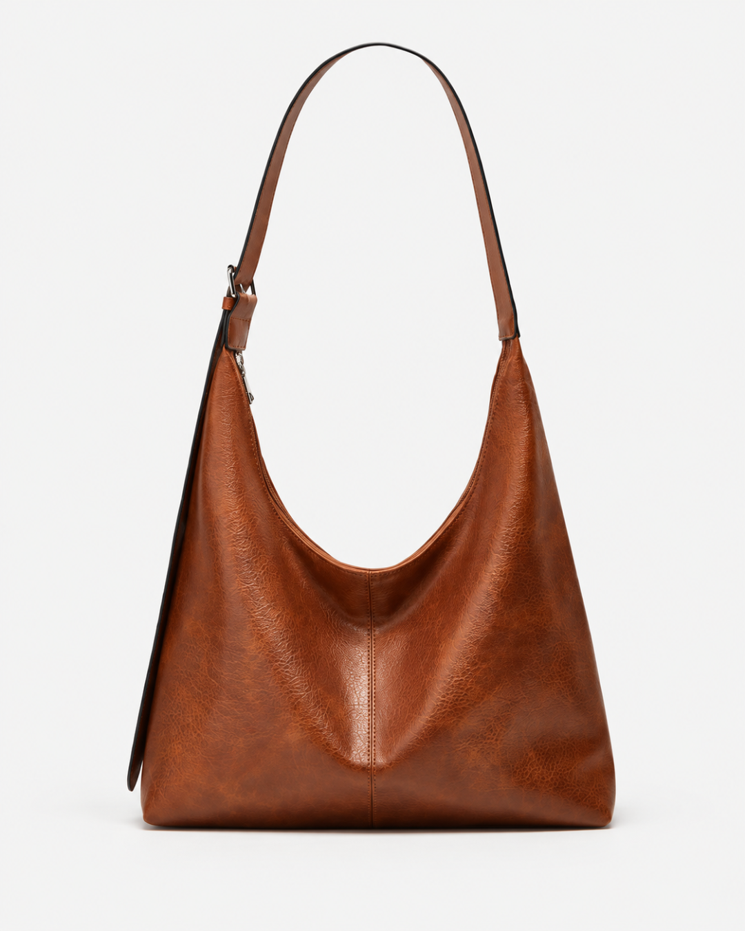 Minimalist Slouchy Hobo Shoulder Bag with Adjustable Strap