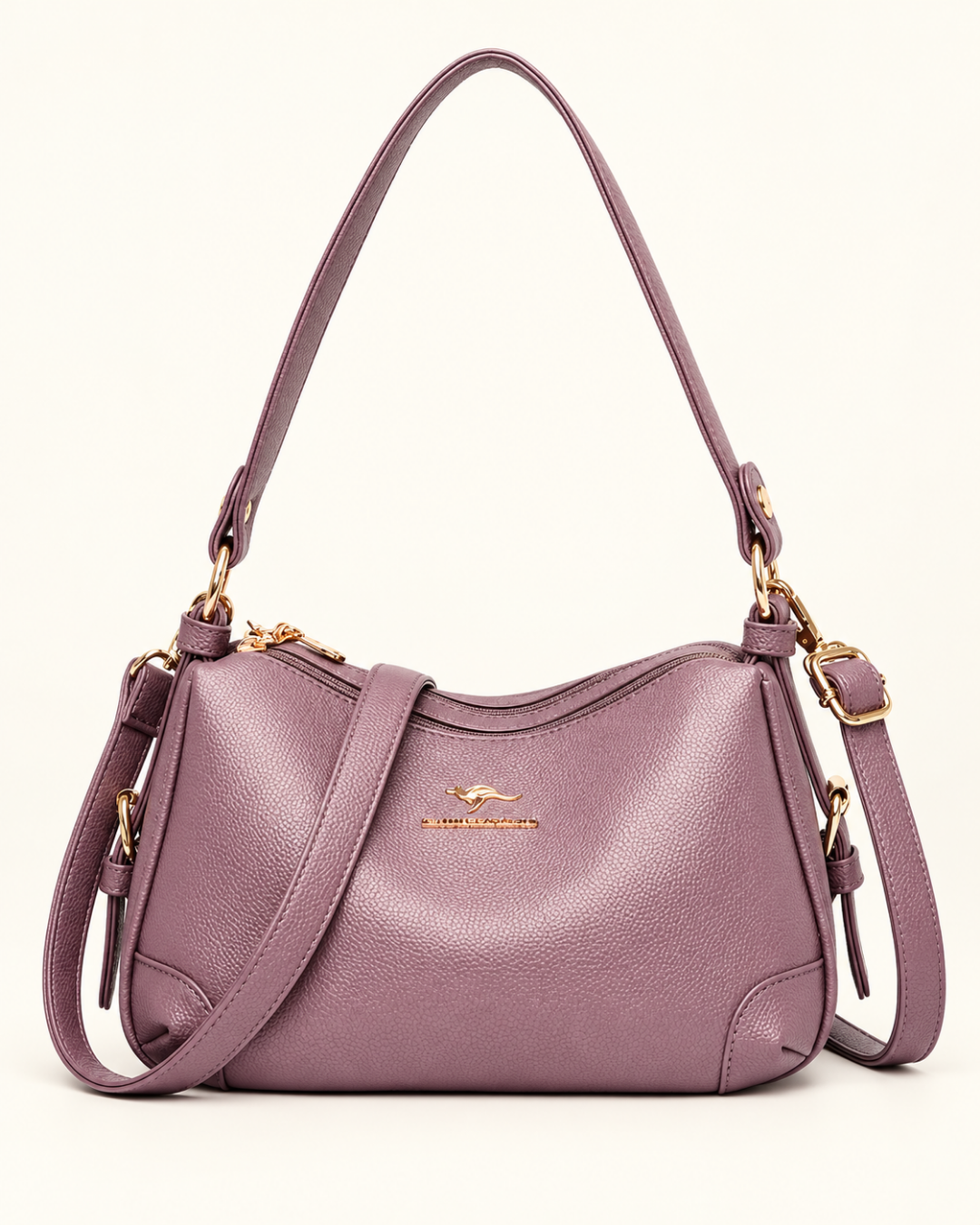 Elara Pebbled Crossbody Bag