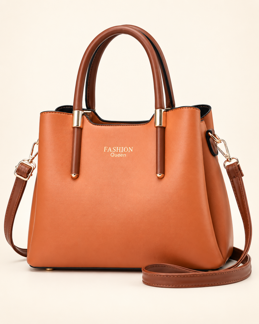 Vivienne Contrast Handle Tote Bag