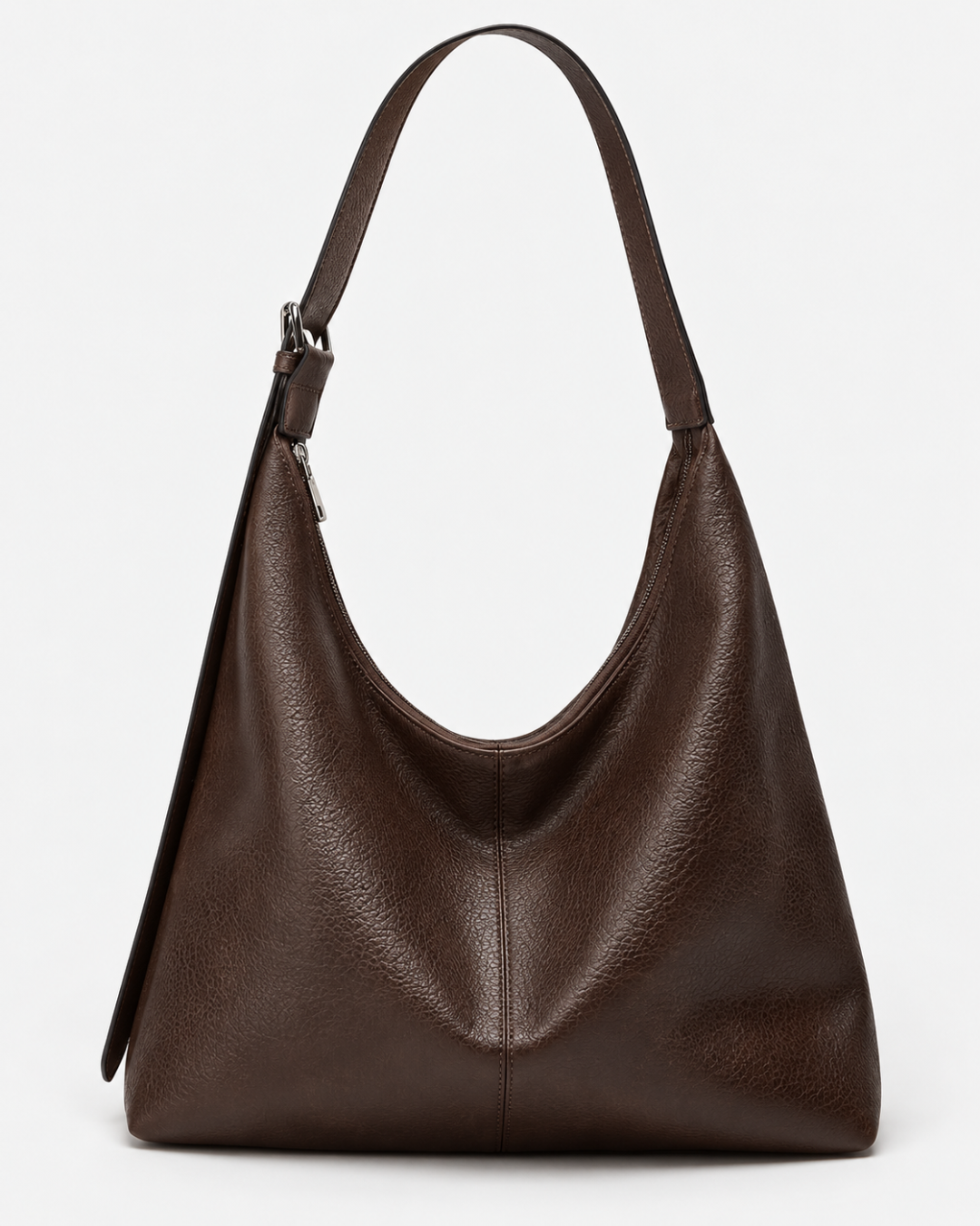 Minimalist Slouchy Hobo Shoulder Bag with Adjustable Strap