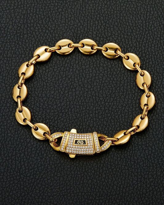 Luxe Zircon Lock Chain Necklace