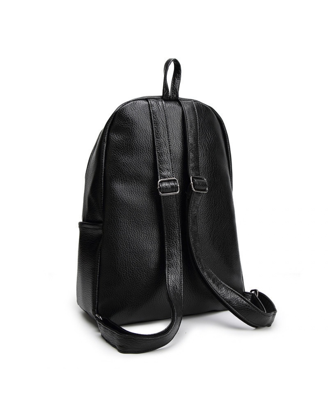 Alessia Black Textured Backpack